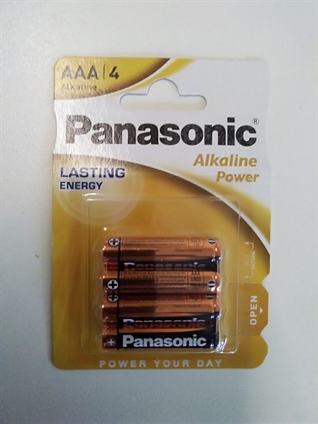 Batteri Panasonic AAA 4 stk